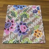 Gambar Bahan kain batik encim cap katun motif bunga tumpal warna coklat encim dari PANDAWA BATIK CLASIK undefined 3 Tokopedia