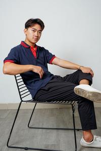 Gambar Andre Michel Kaos Polo Shirt Lengan Pendek Navy Lis Merah 922 4 - M dari Eros Garment undefined 1 Tokopedia