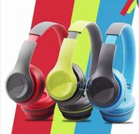 Gambar TERMURAH HEADPHONE BLUETOOTH OEM SUPER BASS HEADSET P47 HANDSFREE - BIRU-BLUETOOTH dari Berkah martt undefined 4 Tokopedia