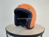 Gambar helm slim head orange dari Oneretrohelmet24 undefined 4 Tokopedia