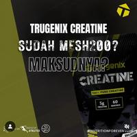 Gambar TRUGENIX 100% CREATINE MONOHYDRATE 300GR - UNFLAVORED MESH200 KREATIN dari Limitless Gym Store Bali undefined 4 Tokopedia