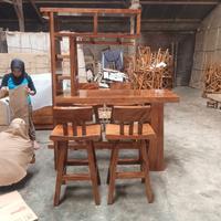 Gambar Meja BAR Cafe Kayu Trembesi / Meh dari CV. Rico Art Furniture undefined 3 Tokopedia