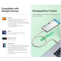 Gambar Baseus Habitat Fast Charging Kable Charger Type-C to Type-C 100W - Wheat Pink, 1m dari ST-Toms.co undefined 5 Tokopedia