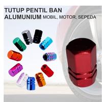 Gambar TUTUP PENTIL BAN CAP ALUMUNIUM MOTOR, MOBIL, SEPEDA - Merah dari anstore.smd undefined 1 Tokopedia
