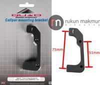 Gambar QUAD Adaptor Caliper Discbrake Front 203 mm Diameter - QAB-05 IS Disc Brake Adapter - Adaptor Fork / Rotor Sepeda Gunung MTB Mountain Bike DH Downhill dari RMSBY undefined 1 Tokopedia