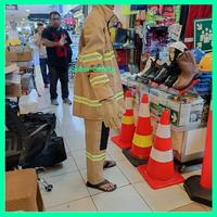 Gambar Baju Pemadam Kebakaran Lokal Warna Khaki dari MitraSafetyCom undefined 2 Tokopedia
