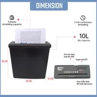 Gambar Mesin Penghancur Kertas / Paper Shredder Origin SOHO 5 dari officeXpres undefined 3 Tokopedia