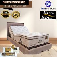 Gambar 1 Set Kasur Springbed KING KOIL Reflex Adjustable Bed Chiro Endorsed - 100x200 dari Oke Furniture undefined 1 Tokopedia