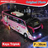 Gambar INDOBUS Miniatur Bus Bis KYM Hello Kitty Lampu dari indobus collection undefined 3 Tokopedia