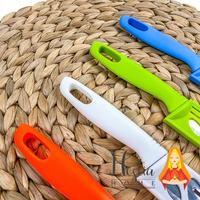Gambar Pisau Sarung Lubang Piso Dapur Slicer Knife Tajam Tebal Warna Neon B13 - Biru dari HESTIA HOME OFFICIAL undefined 5 Tokopedia