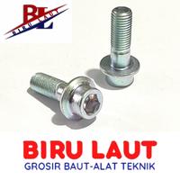 Gambar Bolt Baut Hexagon Dudukan Footstep Futstep R15 Vixion 10x30 dari Grosir Baut Biru Laut undefined 1 Tokopedia