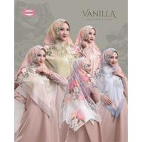 Gambar Khimar Syari Vanilla Printing 2 Layer Ceruty Baby Doll Sayra Official - OLIVE dari Sayra Official undefined 1 Tokopedia