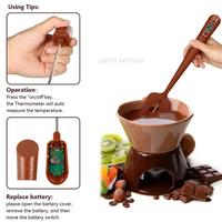 Gambar SPATULA THERMOMETER MASAK COKELAT SUTIL SCRAPER THERMOMETER DIGITAL dari Galeri Tambun undefined 5 Tokopedia