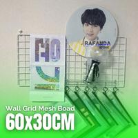 Gambar Ram dinding 60x35cm gantungan foto polaroid wire grid wall hijang - Putih, 60x30 dari RAFANDA STORE BEKASI undefined 3 Tokopedia