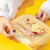 Gambar Lunch box Kuromi Cinnamoroll Pochacco Pompompurin 900ml transparan - CN dari Holla pop undefined 4 Tokopedia