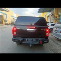 Gambar Steel Canopy Toyota Hilux Revo 16+ Sliding Window TL 1 Black Metallic dari SAMMITR INDONESIA undefined 2 Tokopedia