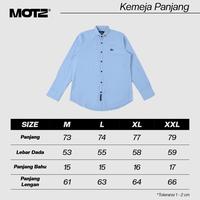 Gambar Motz Kemeja Panjang Regular Putih - Abu, M dari Official Motz Shop undefined 4 Tokopedia