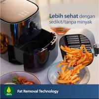 Gambar PHILIPS HD9200/91 Essential Airfryer Spectre Low Watt 800W ORI Philips - Luar batam dari H..J..S undefined 4 Tokopedia