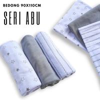 Gambar Fast Packing  Bedong Bayi Set 3In1 Jumbo Motif Polos instan Lembut - Seri abu motif, 1 Set dari Istana Idaman undefined 5 Tokopedia