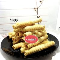 Gambar Monde Egg Roll Cookies Renyah Gurih Snack Kiloan 1000gr dari Laris Snack undefined 1 Tokopedia
