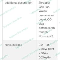 Gambar RINNAI Kompor Gas 2 Tungku + Grill : RI524 E dari Sejahtera Online Store undefined 3 Tokopedia