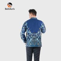 Gambar Batik Keris Kemeja Lengan Panjang Nala - 005S7GLFS9L - Navy, 14.5 dari BATIK KERIS OFFICIAL undefined 5 Tokopedia