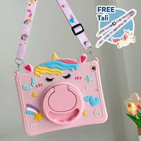 Gambar Samsung Tab A9 8.7 Soft Case Casing Stand Anak Karakter Motif Silicone - Melody Pink dari HahaStore ID undefined 5 Tokopedia