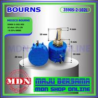 Gambar Potensio bourns 1k 1 kilo ohm multi turn dari MDN SHOP ONLINE undefined 1 Tokopedia