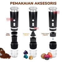 Gambar Mesin Coffee Portable Mini Alat Pembuat Kopi Kapsul Espresso Portabel dari XELTONID undefined 4 Tokopedia