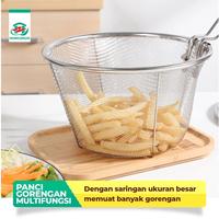 Gambar Deep Fryer 1Alat3Fungsi/Panci Gorengan Multifungsi/Penggoreng Kentang dari AleshaGhanimShop undefined 4 Tokopedia