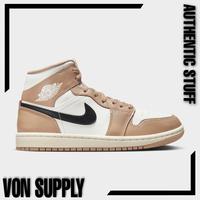 Gambar Nike W Air Jordan 1 Mid Sail Black Desert -high-low-force-dunk-retro- - Size lain dari Von Supply undefined 1 Tokopedia