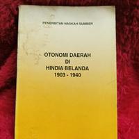 Gambar BUKU  OTONOMI DAERAH DI HINDIA BELANDA 1903-19440 BY Wahyu JUDOYO Etc dari BUKU BERKAH HOKKI88 undefined 1 Tokopedia