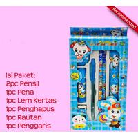 Gambar Paket Alat Tulis Anak 7in1 Karakter / Set Alat Tulis Sekolah - 1289 - Merah Muda dari AQUATECH INDONESIA_NEW undefined 3 Tokopedia