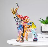 Gambar Pajangan Meja Dekorasi Patung Gajah Ornament Lukisan Grafiti Modern Dekorasi Fengshui Kreatif Meja Kantor Studio Kamar Tidur Ruang Tamu Hadiah - Purple Graffiti, S dari DIMORAON undefined 3 Tokopedia