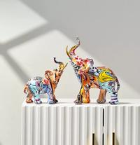 Gambar Pajangan Meja Dekorasi Patung Gajah Ornament Lukisan Grafiti Modern Dekorasi Fengshui Kreatif Meja Kantor Studio Kamar Tidur Ruang Tamu Hadiah - Purple Graffiti, S dari DIMORAON undefined 5 Tokopedia