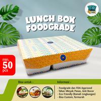 Gambar Lunch Box Sekat 5 / Tab Plus 5C 19 x 17 cm / Paper Lunch Box SBY dari HataPack Surabaya undefined 1 Tokopedia