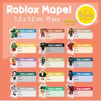Gambar Sticker Label Buku Mata Pelajaran Mapel Roblox dari Cutie Trixie undefined 1 Tokopedia