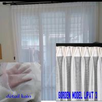 Gambar gorden vitrase putih transparan bahan foil dari rasyarambu gorden shop undefined 1 Tokopedia