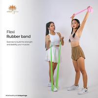 Gambar Flexiband Exercise Strap Elastic / Yoga Belt Tali Karet Pilates Gym - Kuning dari Unique Yoga Indonesia undefined 1 Tokopedia