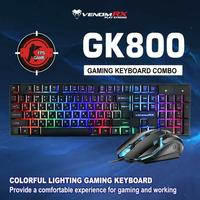 Gambar VENOMRX KEYBOARD + MOUSE GAMING COMBO GK800 VENOM RX GK800 dari Mega Surya Computer_NEW undefined 1 Tokopedia
