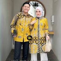Gambar Batik Anisa Sarimbit Tunik Zipper Set Pakaian Couple Kemeja Batik Pria - K. Bjorn, M dari OfficialBatikAnisa undefined 1 Tokopedia