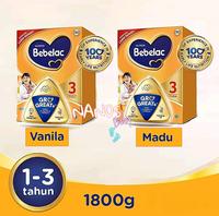 Gambar Bebelac 3 Vanila Madu Susu Pertumbuhan Bubuk 1800 gr - Vanila dari Nands Baby'S undefined 1 Tokopedia