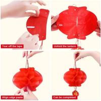 Gambar Lampion Imlek Dekorasi Sincia Hiasan CNY DIY FU Hoki Gantungan Imlek - 50cm Honey Comb dari Go shopping mart88 undefined 3 Tokopedia