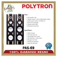 Gambar POLYTRON Speaker Audio Super Bass Xbr Usb Bluetooth PAS 69 / PAS69 dari OME Home undefined 2 Tokopedia