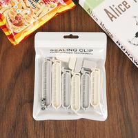 Gambar Food Clip Set - Jepitan Bungkus Makanan / Klip Snack Food Sealer - Beige - 1 pcs dari Supermall Nusantara undefined 1 Tokopedia