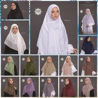 Gambar Nibras Hijab Charisma Warna Ungu Lavender Jilbab Segiempat 130cm 140cm - Cokelat Beige, L (140x140 cm) dari Hibban Online Shop undefined 4 Tokopedia