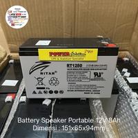 Gambar Aki UPS RITAR 12V 5AH 8Ah 9Ah Battery Kering Baterai Salon batre Speaker Portable - RITAR-12V5AH dari Power solution pws undefined 3 Tokopedia