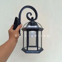 Gambar Lampu dinding outdoor/Lampu hias/Lampu taman/Lampu tempel 5068 - Hitam dari GG-Lighting undefined 4 Tokopedia