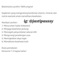 Gambar READY Blackmores lecithin 1200 original 100% handcarry malaysia - 1 botol segel dari Authentic.bynuel undefined 2 Tokopedia