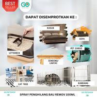 Gambar Penghilang Bau Kotoran Hewan Kucing Anjing - Remov Spray Odor 100ml - Apple dari Go Petshop Store undefined 5 Tokopedia